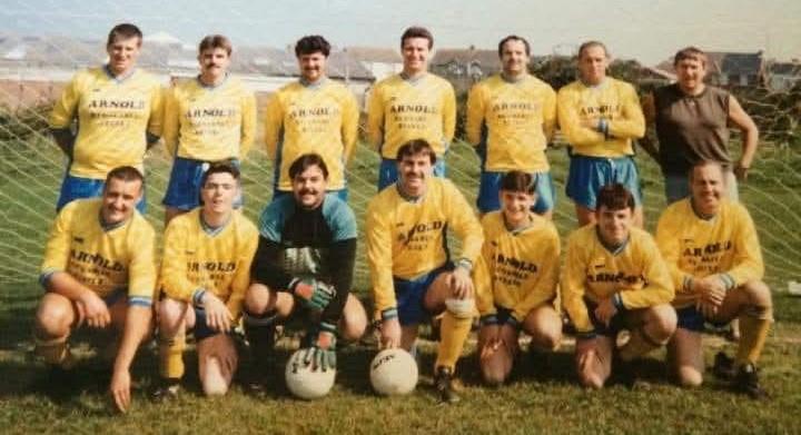 John Codd playing second team football for The Tigers John Codd playing second team football for The Tigers